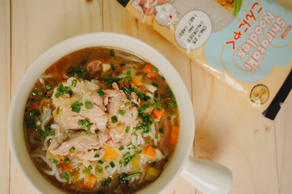 Low-Carb Chicken Noodle Soup