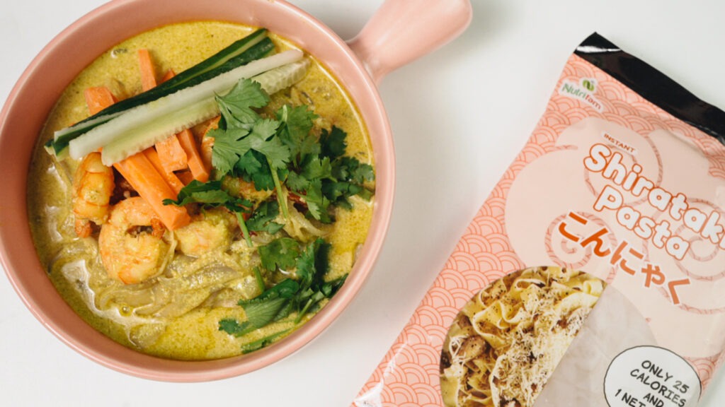 Nutrifam Instant Shirataki Pasta - Curry Noodle Soup