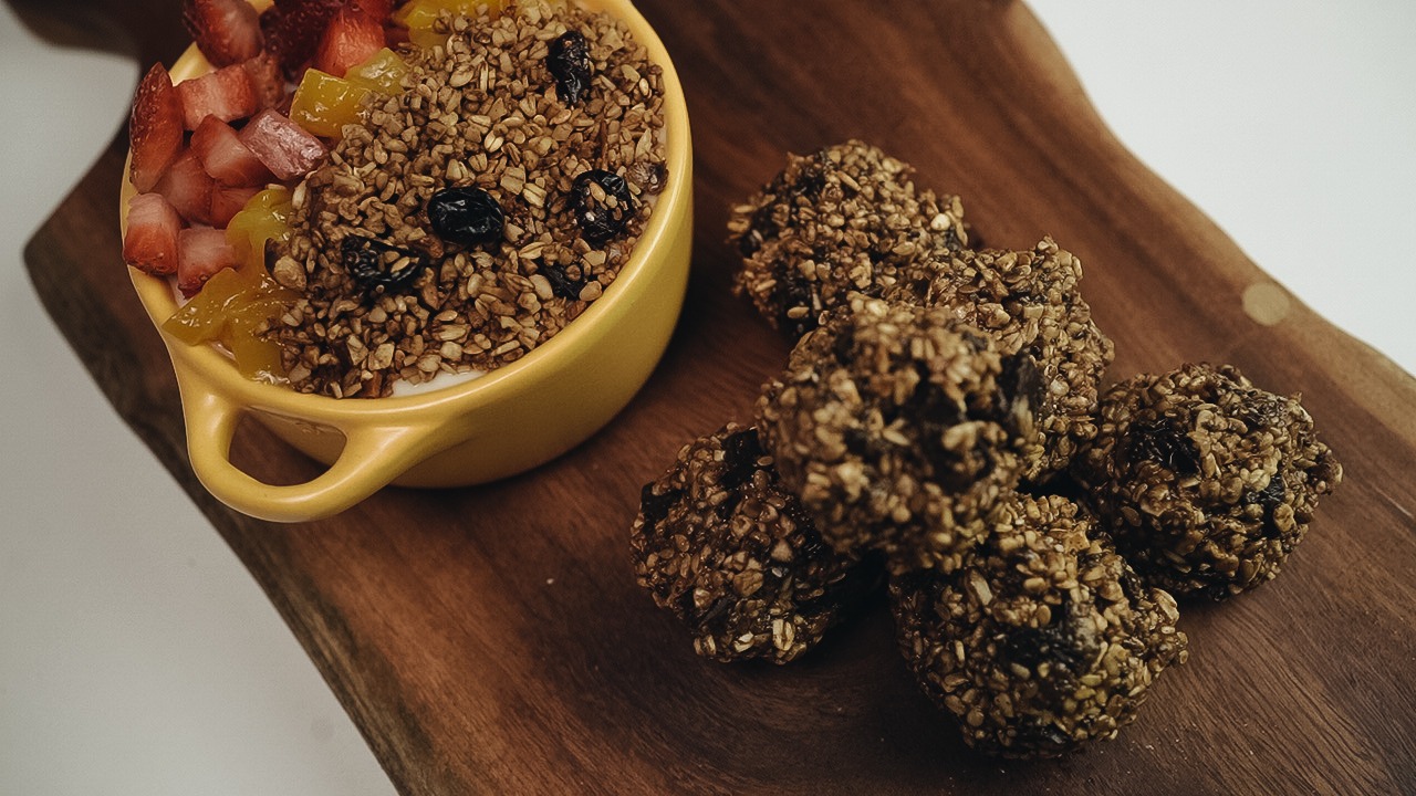 Easy Protein Balls with Nutrifam Golden Flax Seeds Nutrifam