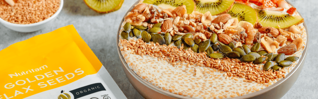 Golden Flax Seeds Pudding